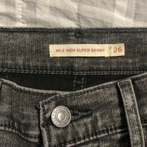 Levi's mile high super skinny jeans